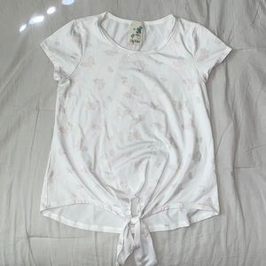 Lily Bleu kids butterfly tied shirt